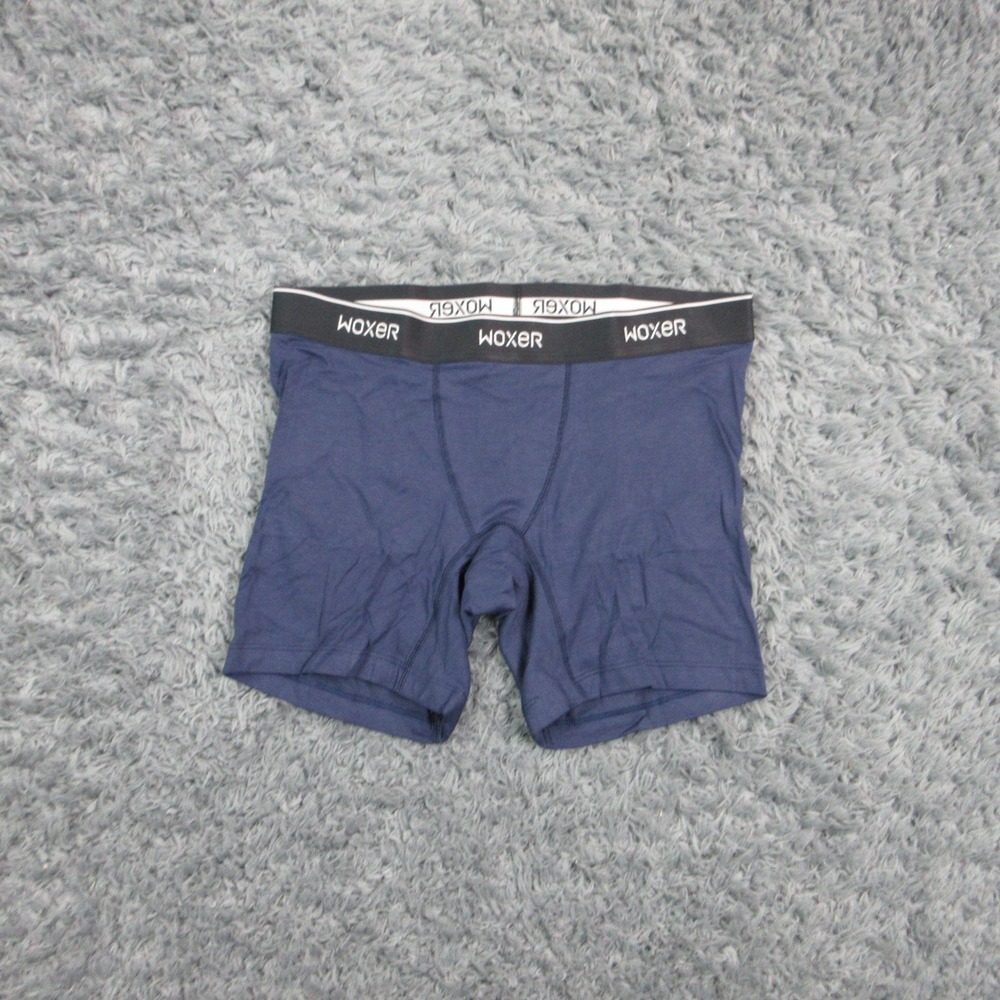 Woxer Navy Blue Women’s Boxer Briefs with Black Waistband
